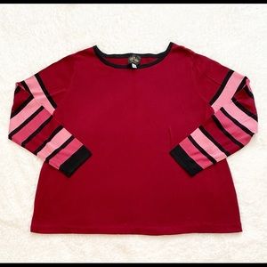 Bob Mackie Burgundy Sweater Size 2X